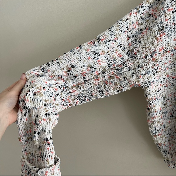 Anthropologie - Moon & Madison Confetti Crochet Cardigan Sweater - Picture 6 of 11